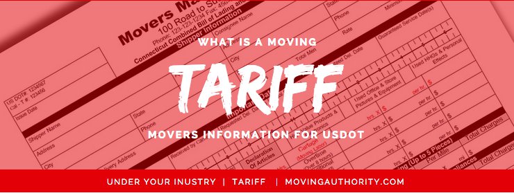 Understanding a moving tariff